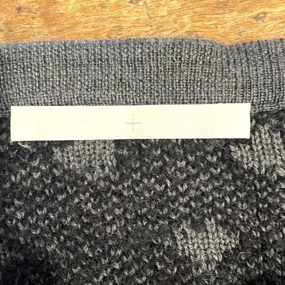 Thakoon Polka Dot Grey and Black Wool Blend Knit Skirt Size Small - Picture 5 of 8